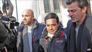 Angelo Spata leaves court in Brooklyn