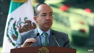 Felipe Calderon in December 2010