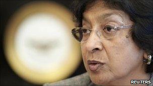 United Nations High Commissioner for Human Rights Navi Pillay, January 2011