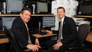 Seb Coe and Steve Cram