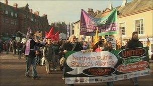 Carlisle spending cuts rally