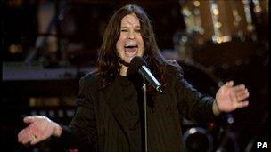 Ozzy Osbourne singing