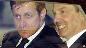 Alastair Campbell and Tony Blair