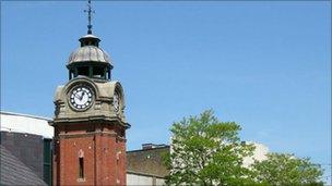 Town clock, Bangor