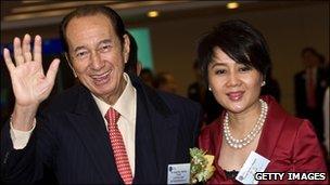 Stanley Ho and Angela Leong