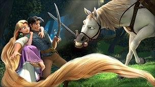 A scene from Tangled