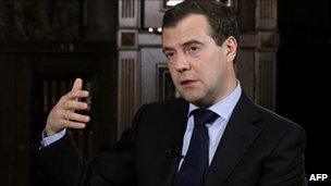 Russian President Dmitry Medvedev (26 Jan 2011)