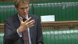 Tristram Hunt in Parliament