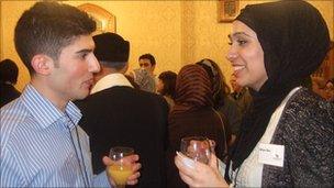 Jewish student Mark Robins and Muslim student Aliya Din