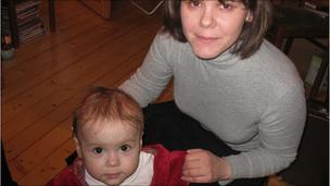 Milana Mikhailevich with her daughter Alyona