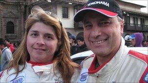 Brazilian competitors Luiz and Cristina Facco