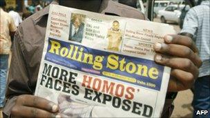 Rolling Stone paper published the names and photos of men it identified as gay