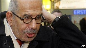 Mohamed ElBaradei leaves Vienna for Egypt. 27 Jan 2011