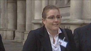 Janet Stockley-Pollard outside the court in 2011