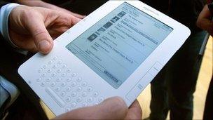 Kindle e-book reader