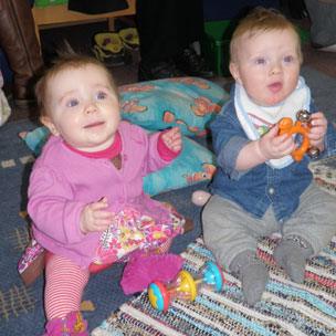 babies at the Exeter children's centre