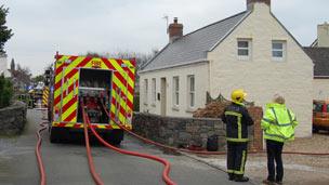 Guernsey oil tank fire