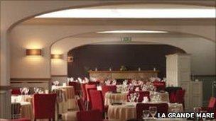 Hotel dining room