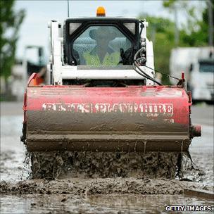 Clean-up after Brisbane flood