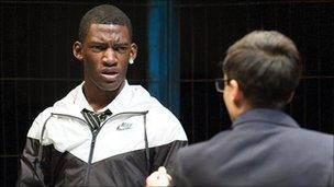 Malachi Kirby (left) and Michael Karim in Mogadishu