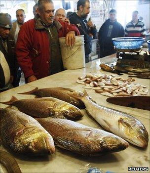 Fishmonger, Lebanon (Image: Reuters)