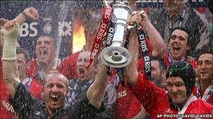 Wales win 2005 Grand Slam