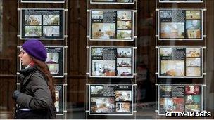 Walking past an estate agent's window