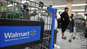 A Wal-Mart store in California