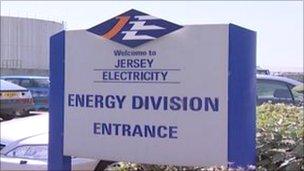 Jersey Electricity sign