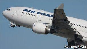 F-GZCP, the Air France jet which crashed, in an image from 2001 (AirTeamImages)