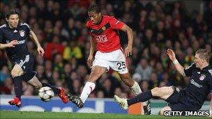 Man Utd v ultimate finalists Bayern Munich in the Champions League 2009/10