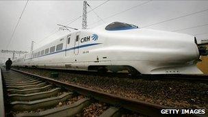 Chinese bullet train