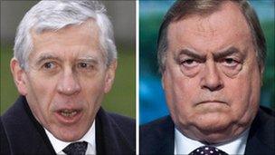 Jack Straw and Lord Prescott