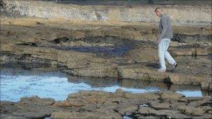 Rock pools at Kimmeridge Bay