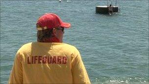 Lifeguard on duty