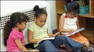 Children reading