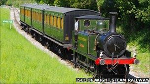 Isle of Wight Steam railway