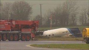 Cork plane wreckage