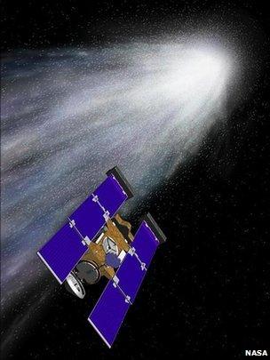 Artist's rendition of Stardust-NExT (Nasa)