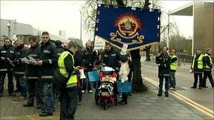 FBU rally in Ipswich