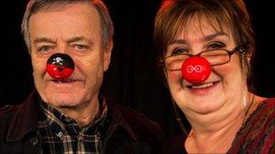 Tony Blackburn and Jenni Murray