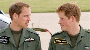 Princes Harry and William