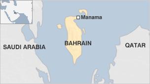 Map of Bahrain