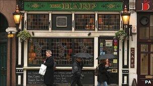 The Harp pub in Covent Garden