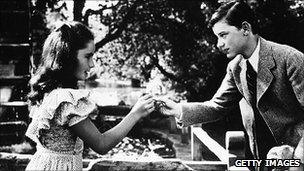 Elizabeth Taylor and Roddy McDowall In Lassie Come Home