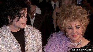 Michael Jackson and Elizabeth Taylor