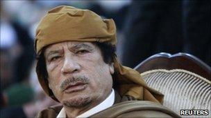 Muammar Gaddafi in Tripoli, Libya - 13 February 2011