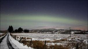 Picture of Aurora Borealis taken by Martin McKenna.