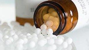 Homeopathic pills