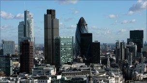 City of London skyline